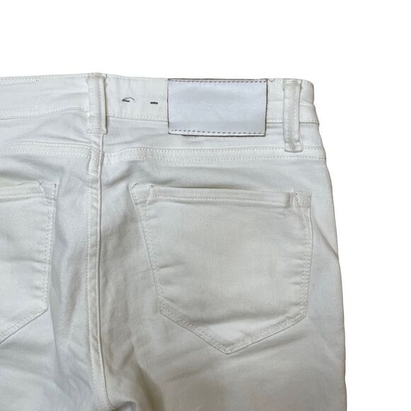 AllSaints White Cropped Skinny Jeans Size 27 | Mast Fit Designer Denim - Picture 11 of 13